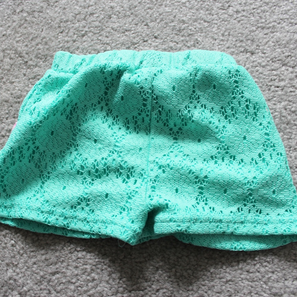 Sonoma Girls 18-24 M Shorts Lot of 3 Orange Green - Picture 4 of 8